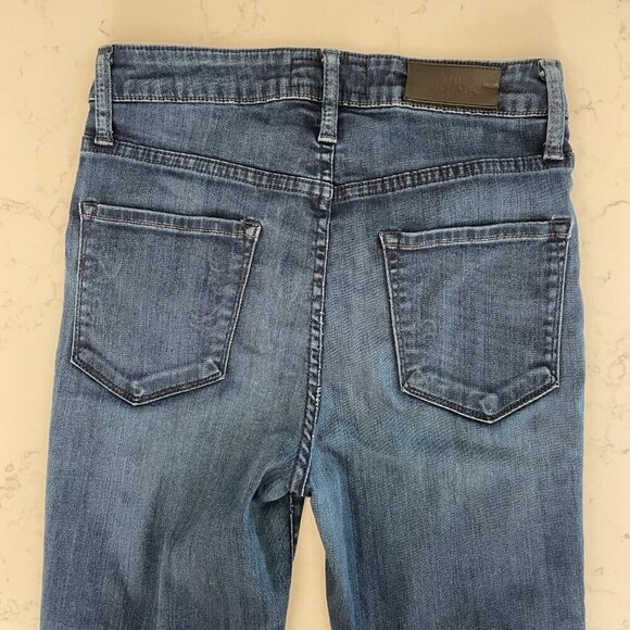 Aritzia The Castings High Rise Skinny Briar Wash Cotton Blend Jeans Blue Sz 28 - Picture 5 of 11